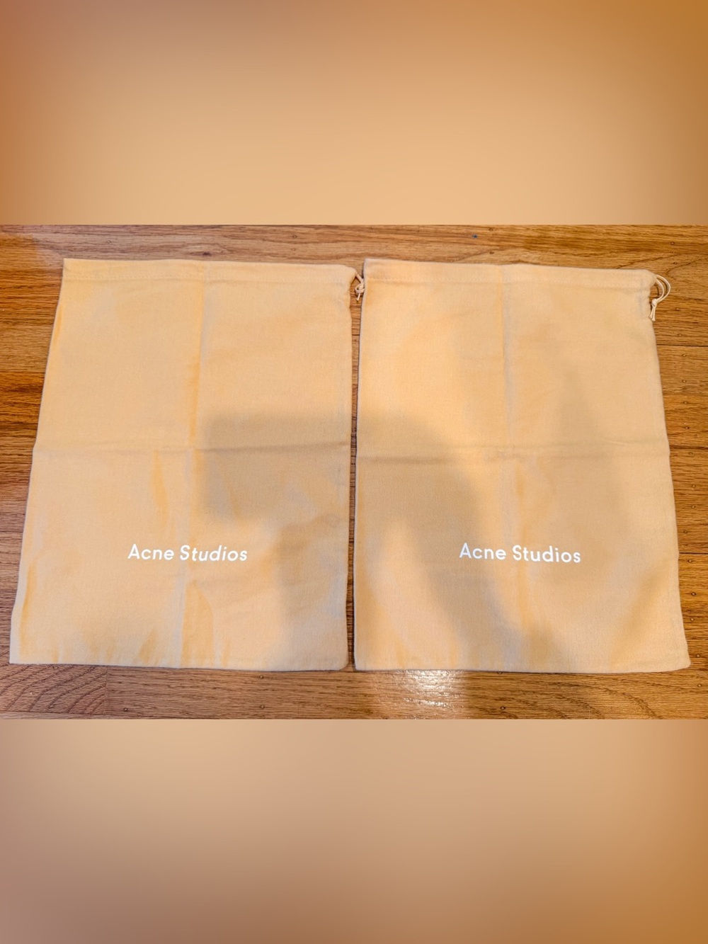 Acne Studios Set of 2 Shoe Boot Dust Bags